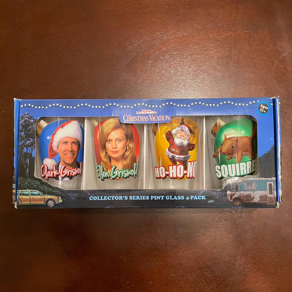 New National Lampoon's Christmas Vacation Collector Pint Glass Set - Picture 2 of 8